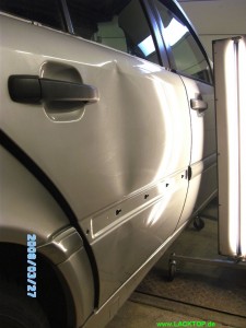 Mercedes C- Klasse Delle Tür VORHER 3
