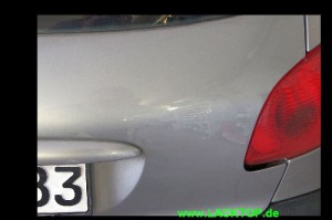 Peugeot 206 Heckklappe NACHHER