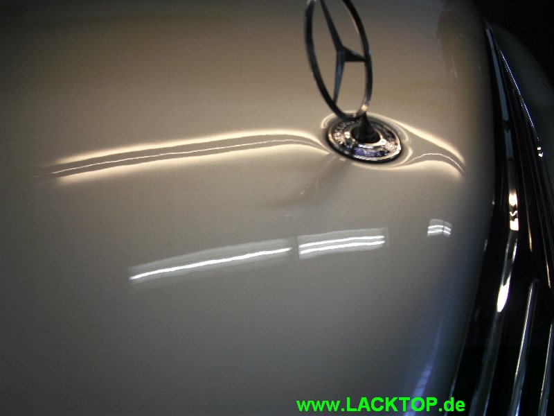 Mercedes C-Klasse Delle Motorhaube NACHHER 1