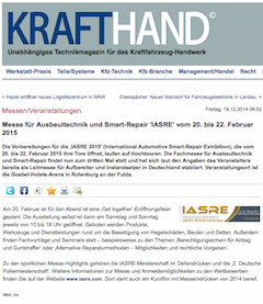 <!--:de-->KRAFTHAND berichtet über IASRE 2015<!--:-->